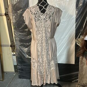 JOHNNY WAS by BIYA Silk Dress with Slip Size L